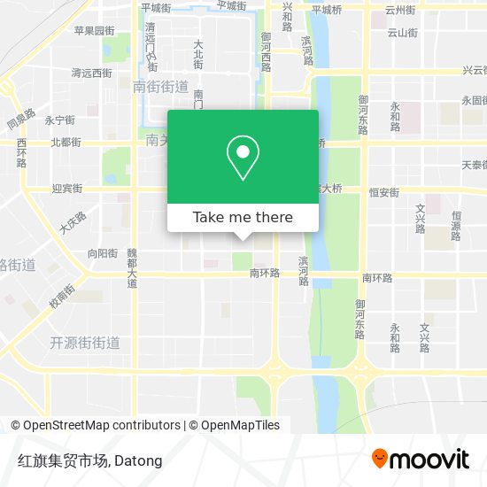 红旗集贸市场 map