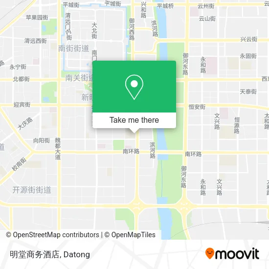 明堂商务酒店 map