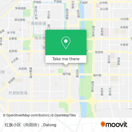 红旗小区（向阳街） map