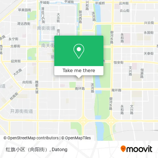 红旗小区（向阳街） map