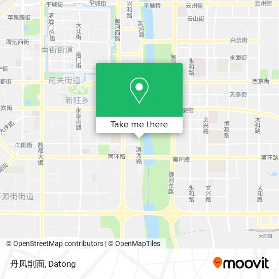 丹凤削面 map