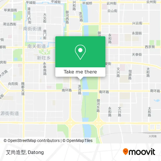 艾尚造型 map