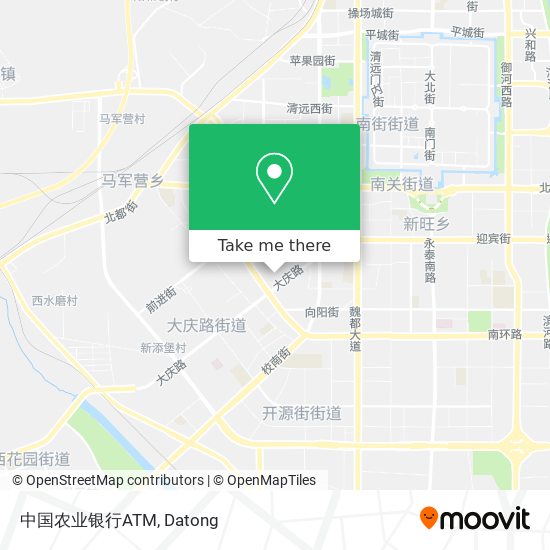 中国农业银行ATM map