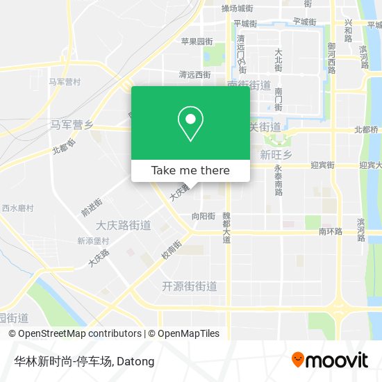 华林新时尚-停车场 map