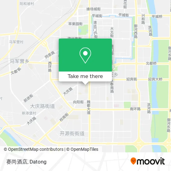 赛尚酒店 map