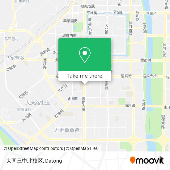 大同三中北校区 map