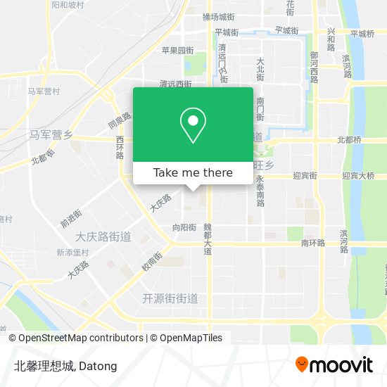 北馨理想城 map