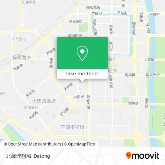 北馨理想城 map