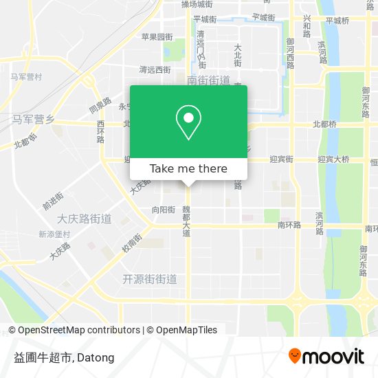 益圃牛超市 map