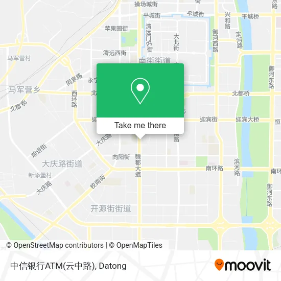 中信银行ATM(云中路) map