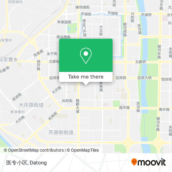 医专小区 map