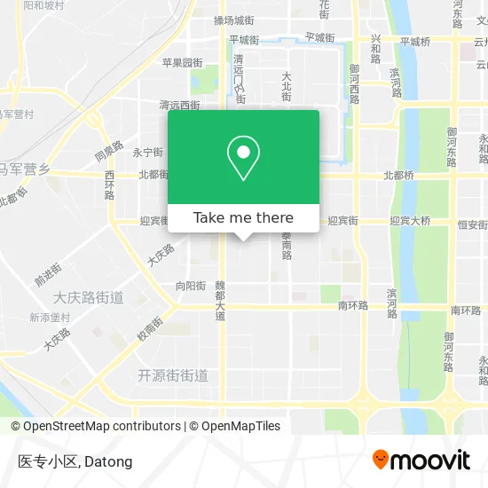 医专小区 map