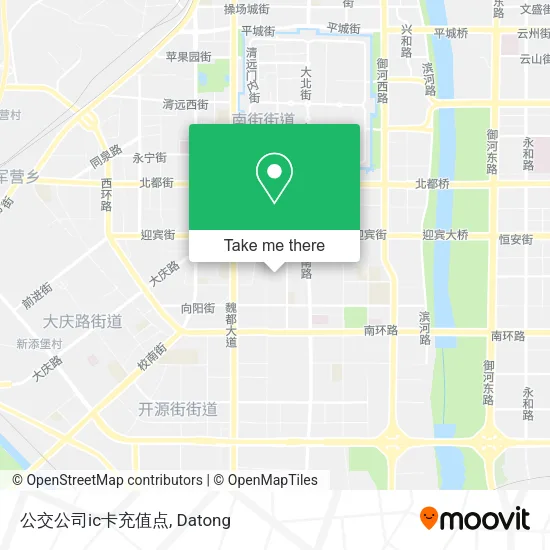 公交公司ic卡充值点 map