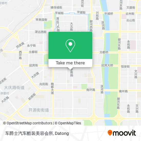 车爵士汽车酷装美容会所 map