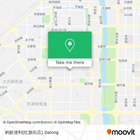 蚂蚁便利(红旗街店) map