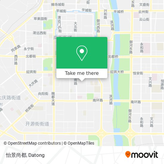 怡景尚都 map