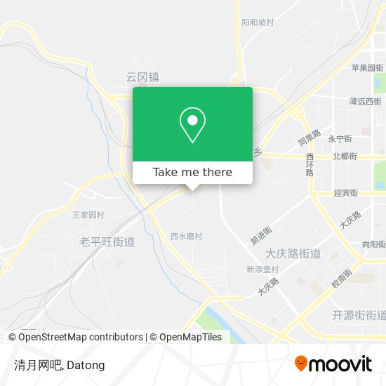 清月网吧 map