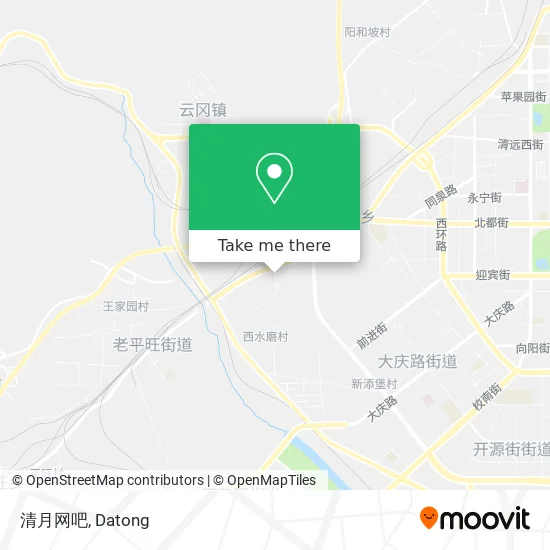 清月网吧 map