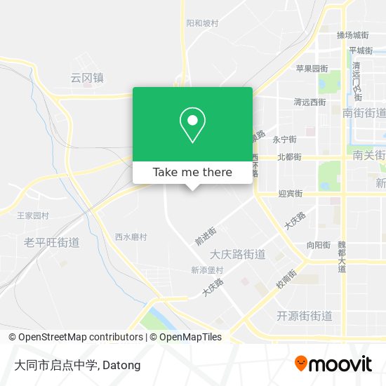 大同市启点中学 map