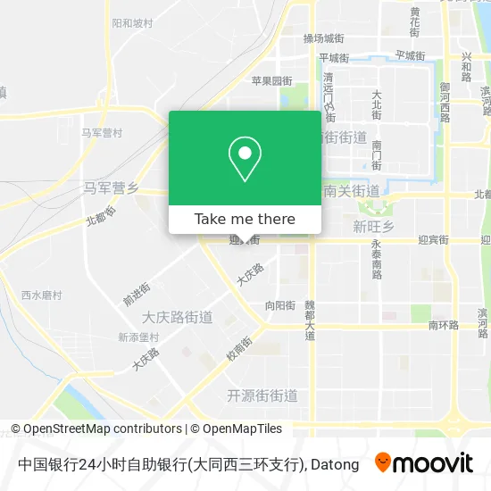 中国银行24小时自助银行(大同西三环支行) map