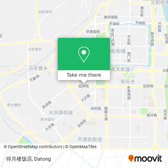得月楼饭店 map
