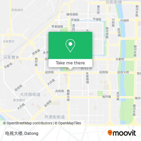 电视大楼 map
