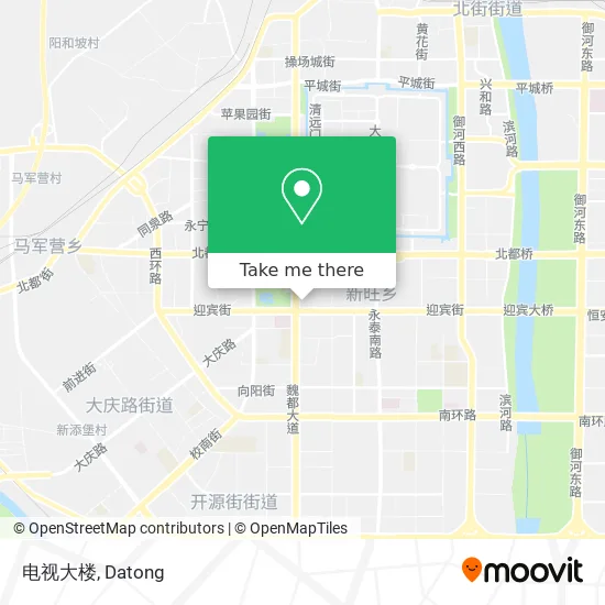 电视大楼 map