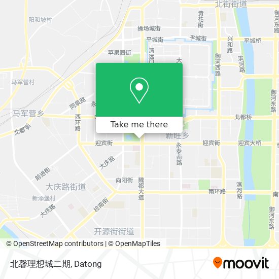 北馨理想城二期 map