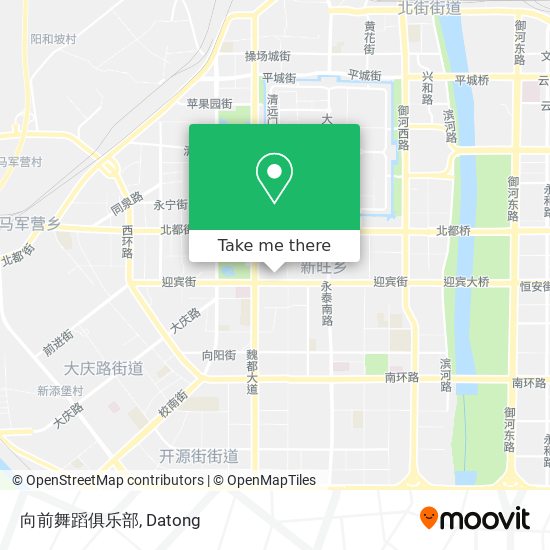 向前舞蹈俱乐部 map