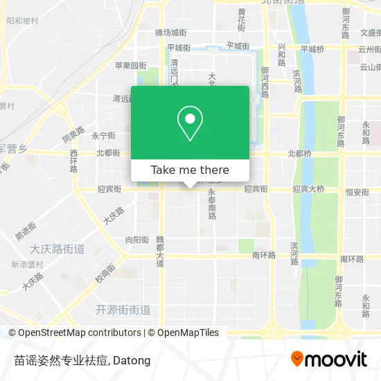 苗谣姿然专业祛痘 map