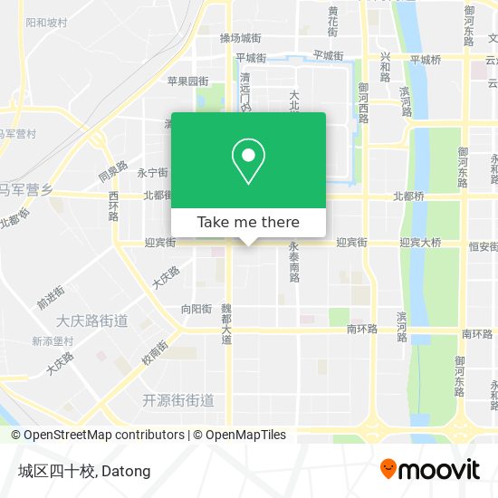 城区四十校 map