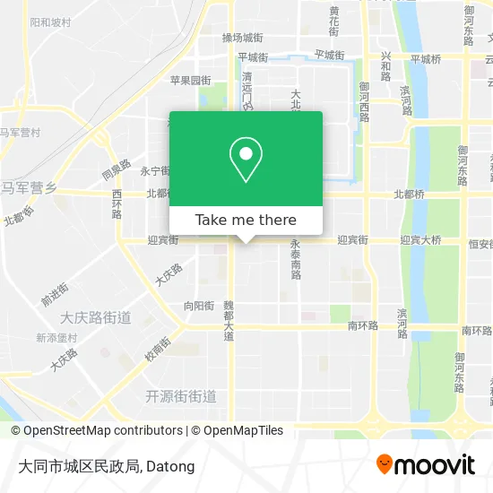 大同市城区民政局 map
