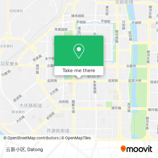 云新小区 map