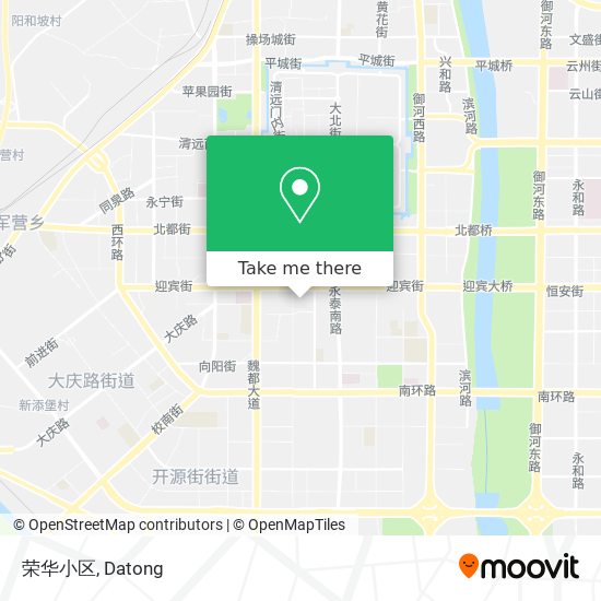 荣华小区 map