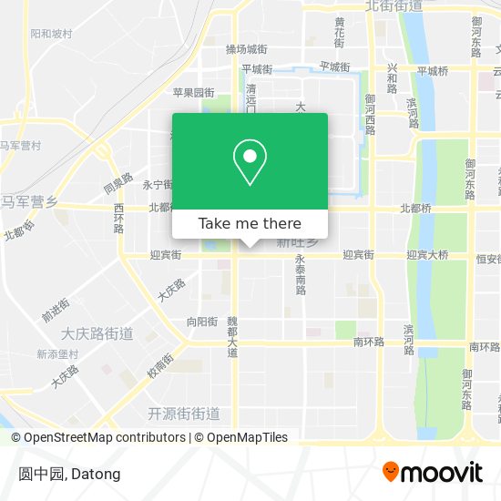 圆中园 map
