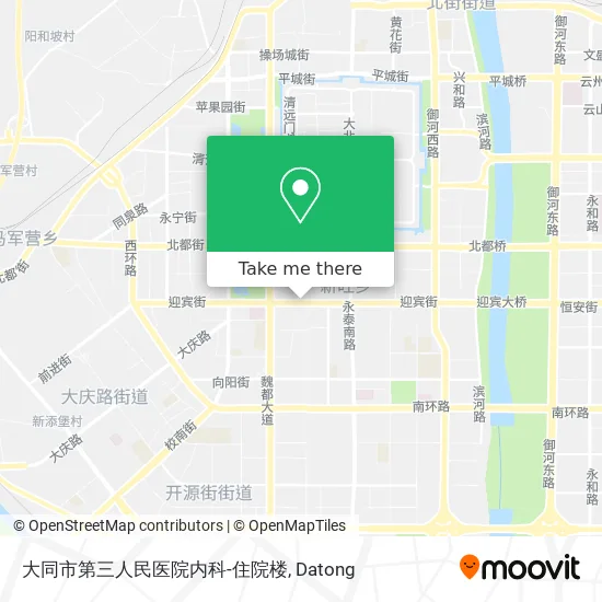 大同市第三人民医院内科-住院楼 map