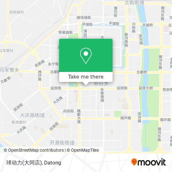 球动力(大同店) map