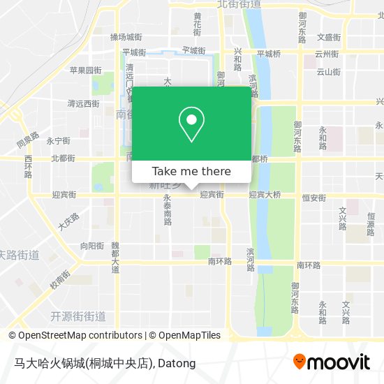 马大哈火锅城(桐城中央店) map