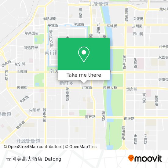 云冈美高大酒店 map