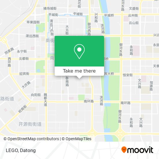 LEGO map