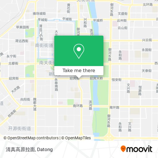 清真高原拉面 map