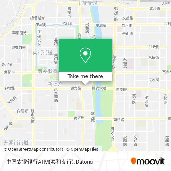 中国农业银行ATM(泰和支行) map