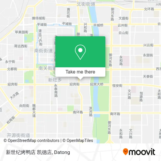 新世纪烤鸭店 凯德店 map