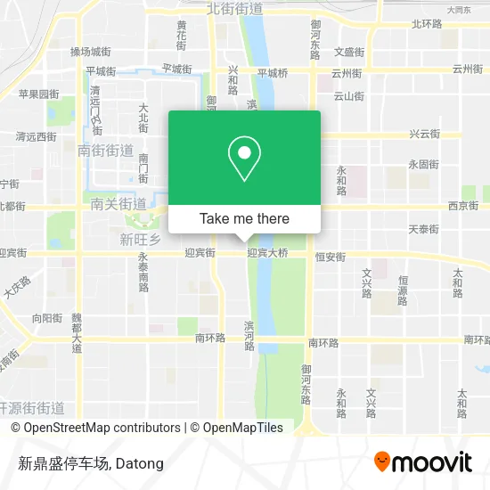 新鼎盛停车场 map