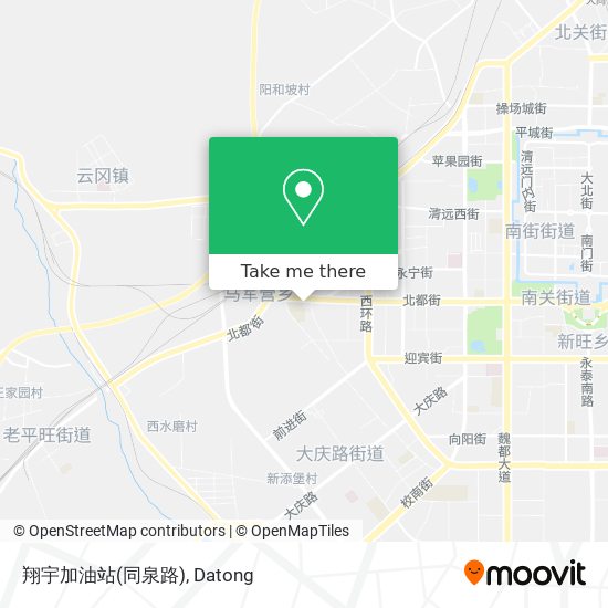 翔宇加油站(同泉路) map