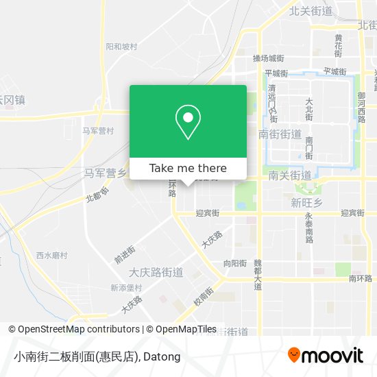 小南街二板削面(惠民店) map