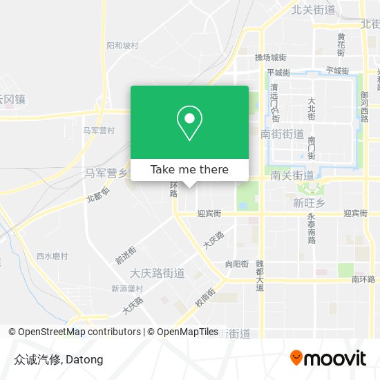 众诚汽修 map