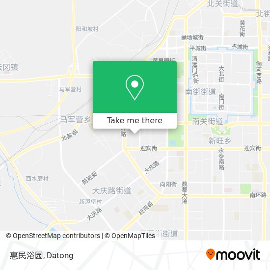 惠民浴园 map