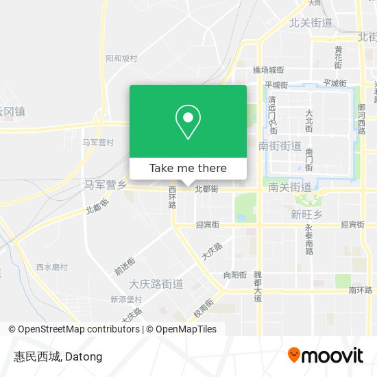 惠民西城 map