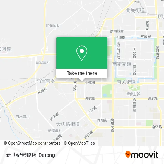 新世纪烤鸭店 map